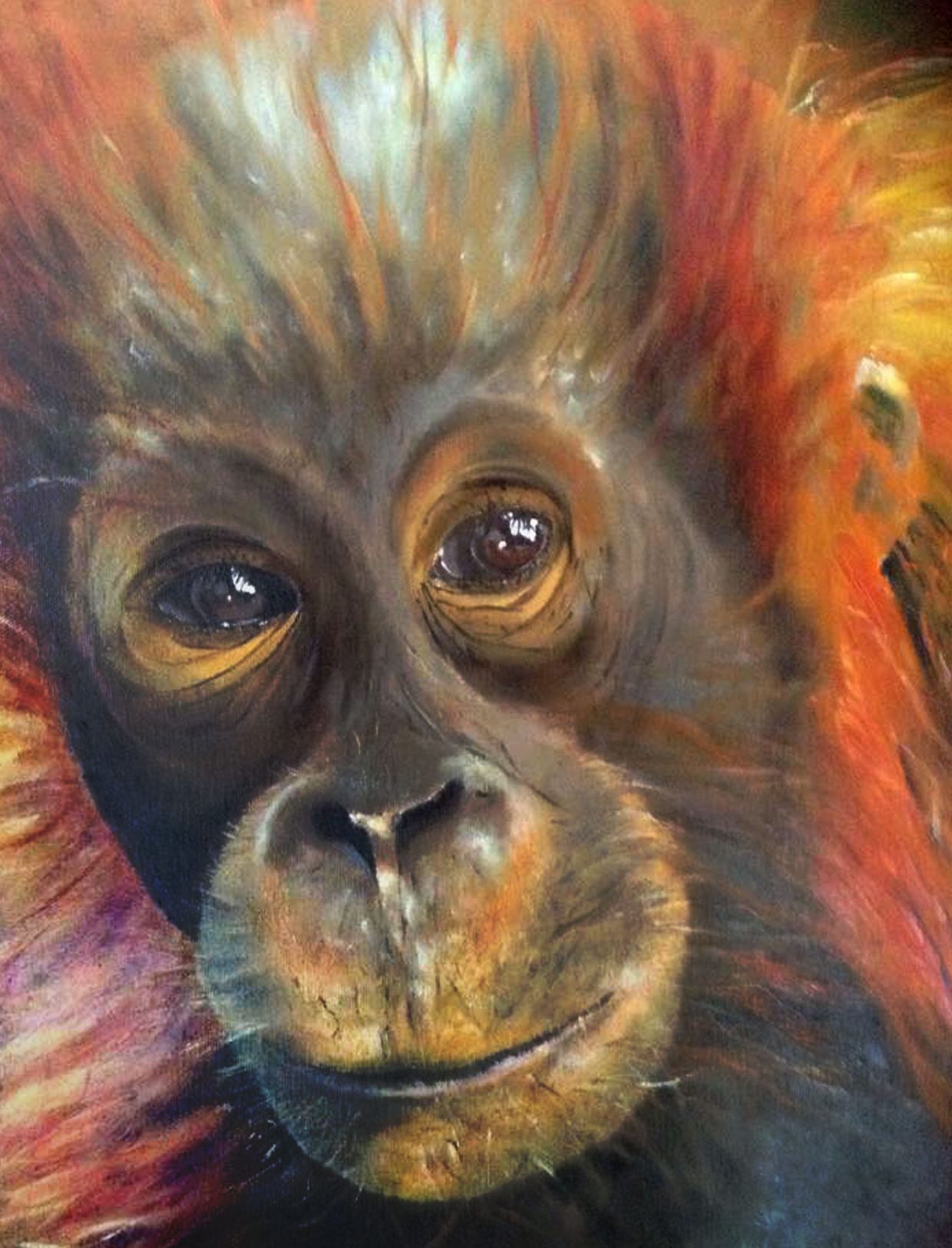 Helen Bugler | Oil | Orangutan